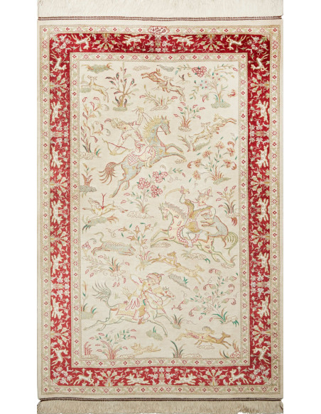 Tappeto Ghom Silk Persia cm.74x114