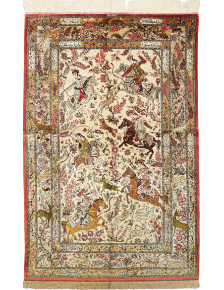 Tappeto Ghom Silk Persia cm.132x203