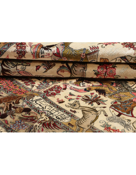 Tappeto Ghom Silk Persia cm.132x203