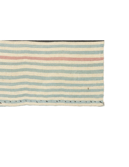 Tappeto Kilim Persia 200x305 cm - Verde e Rosa, Artigianale
