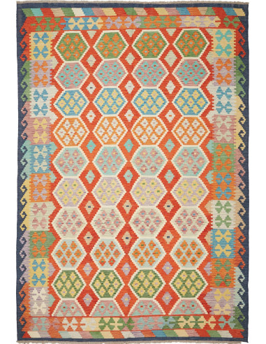 Tappeto Kilim Pakistan cm.204x297