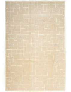 Tappeto Nepalese Brick 132 in Lana 200x300 cm Beige...