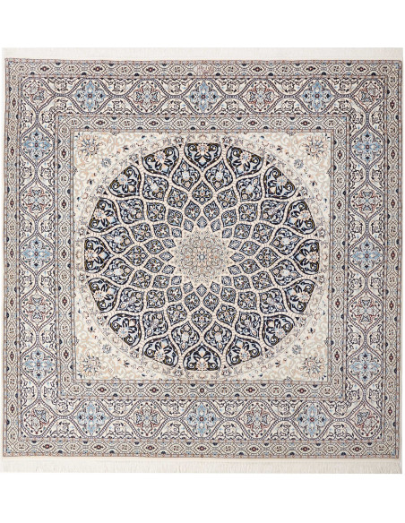 Tappeto Nain 6la Persia cm.207x208