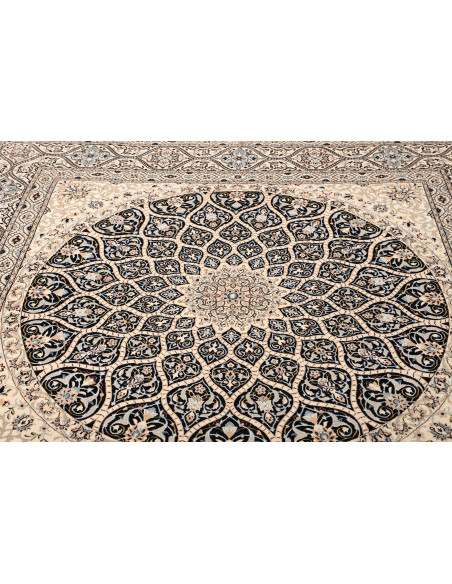 Tappeto Nain 6la Persia cm.207x208