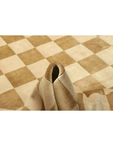 Tappeto Chess Gold Nepal cm.212x318