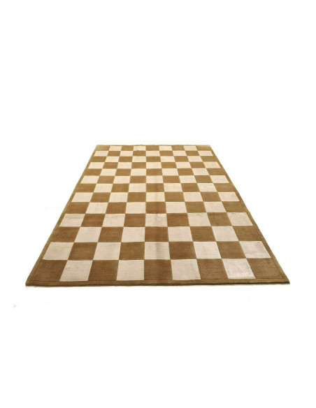 Tappeto Chess Gold Nepal cm.169x245