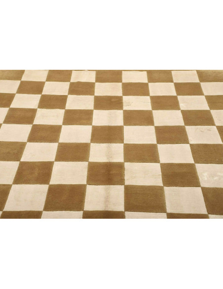 Tappeto Chess Gold Nepal cm.169x245