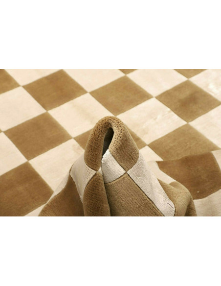 Tappeto Chess Gold Nepal cm.169x245