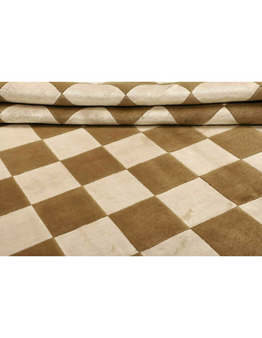 Tappeto Chess Gold Nepal cm.169x245