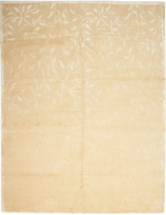 Tappeto Nepalese in Lana Beige e Bianco 200x250 cm...