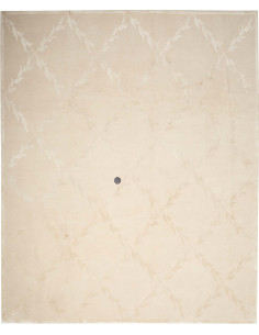 Tappeto Nepalese Design 11/132 Beige 251x305 cm Fatto a Mano