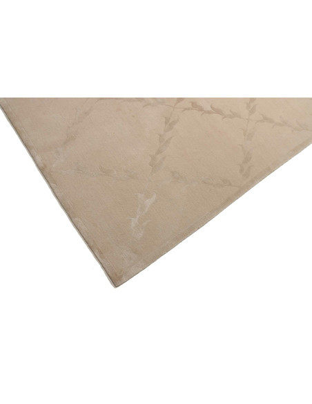 Tappeto Nepalese Design 11/132 Beige 251x305 cm Fatto a Mano