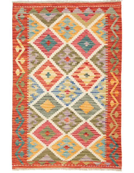 Tappeto Kilim Pakistan cm.84x128