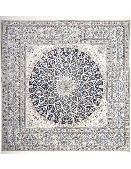 Tappeto Nain 6la Persia cm.204x206