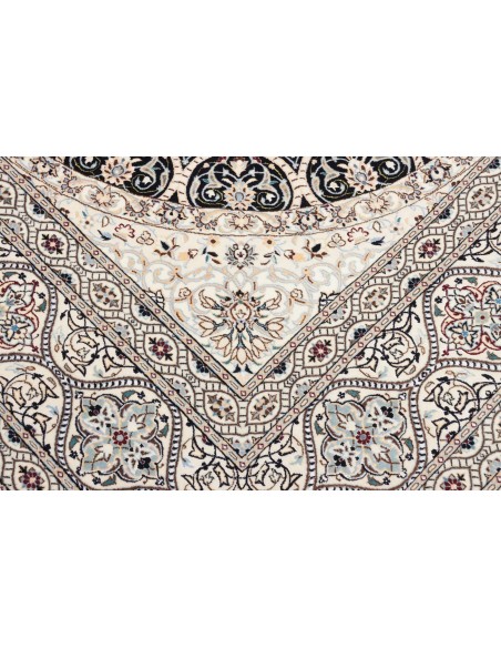 Tappeto Nain 6la Persia cm.204x206