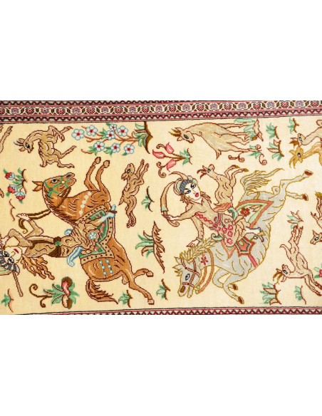 Tappeto Ghom Silk Persia cm.38x132