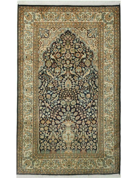 Tappeto Kashmir Seta 18/18 Indien cm.98x160